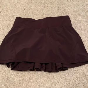 Lululemon Brown Tennis skirt with pleats
